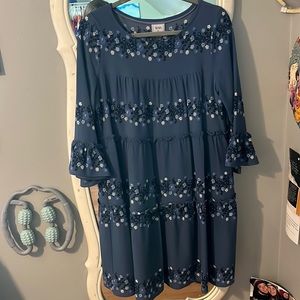 super cute light weight spring ruffle dress